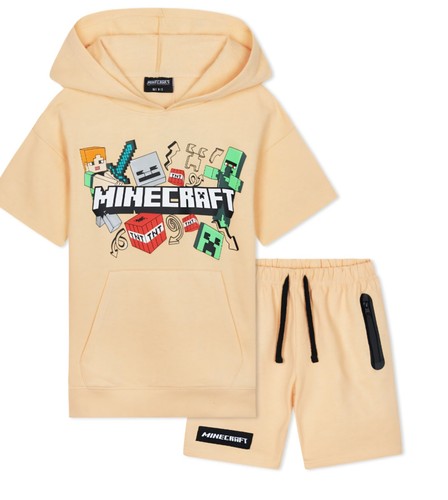 Boys minecraft peach shorts - boys,