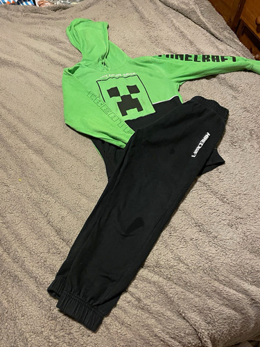 Minecraft boys creeper hooded - minecraft,